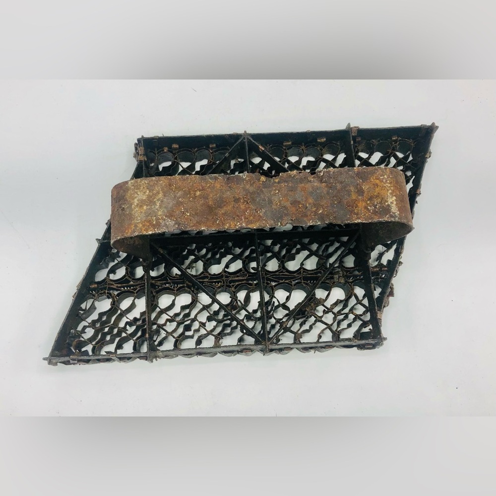 Copper Tjap Cap Chop Stamp Block Artisan Batik Ornate Rare Antique Collectible